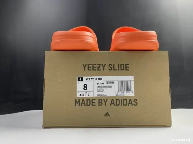 FY7497 Adidas Yeezy Slide Orange 0705